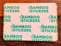 Preview: *NEU* Bambus Sticker " Aloha Nummernschild "