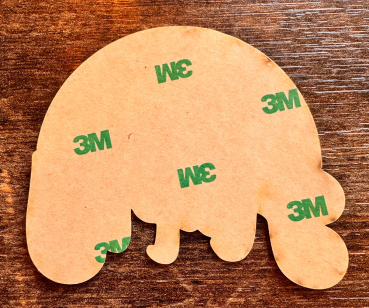 Preview: *NEU* Bambus Sticker " Be Happy "