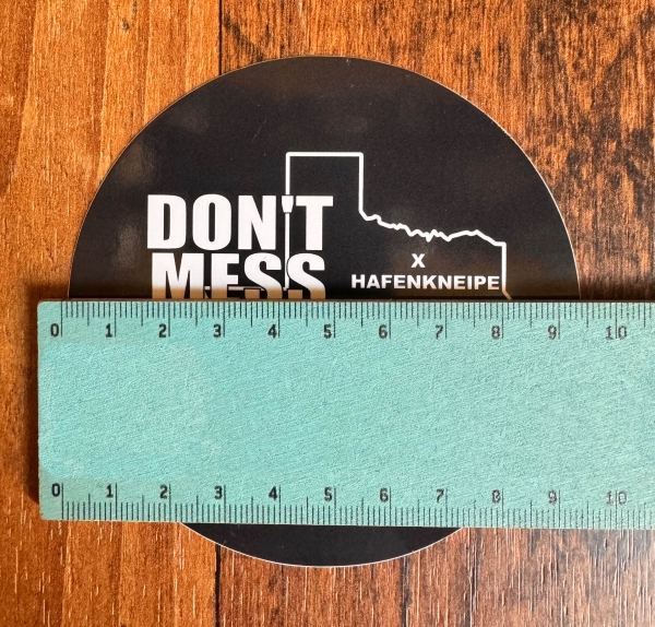 Aufkleber " Don't mess with Konny "