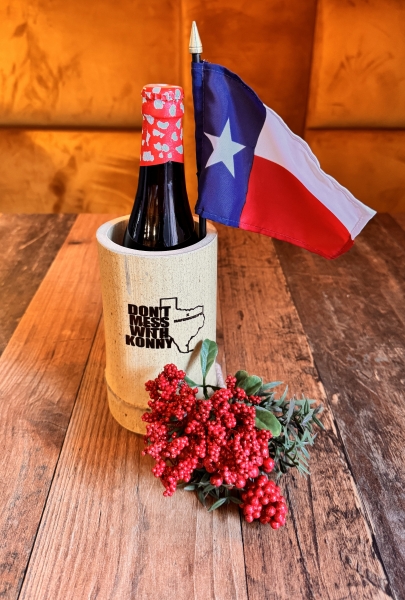 *NEU* Bambus Flaschenhalter - Don't mess with Konny -