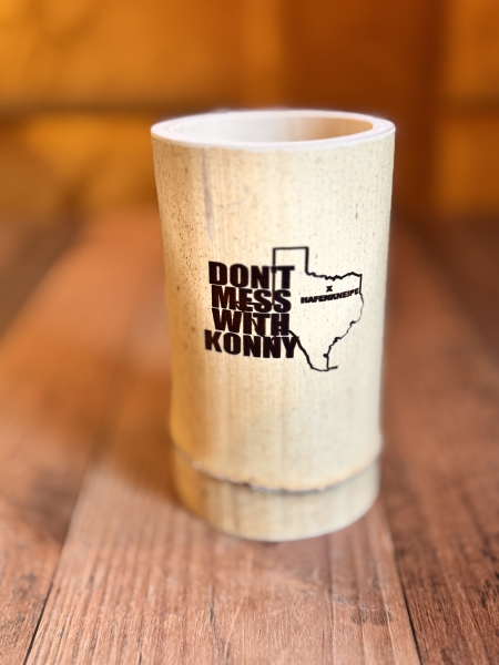 *NEU* Bambus Flaschenhalter - Don't mess with Konny -