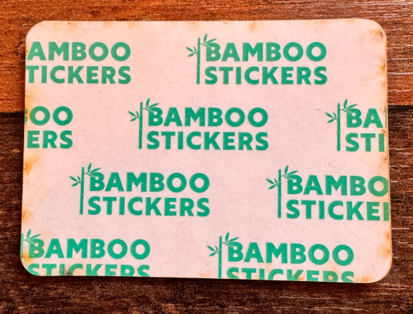 *NEU* Bambus Sticker " Aloha Nummernschild "