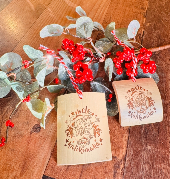 Weihnachtsornament "Mele Kalikimaka"